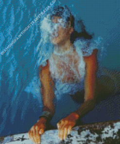 Woman Drowning Diamond Painting