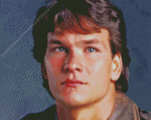 Young Patrick Swayze Diamond Painting