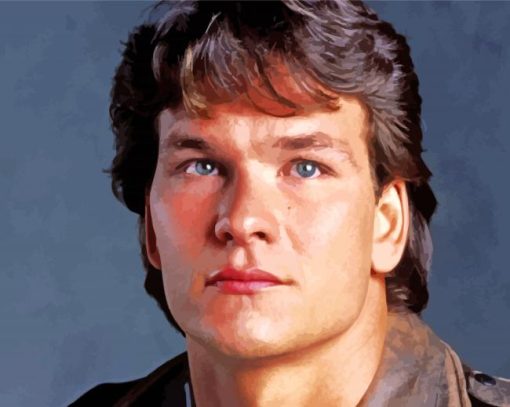 Young Patrick Swayze Diamond Painting