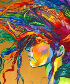 Abstract Colorful Woman Diamond Painting