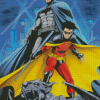 Batman And Robin Diamond Painting