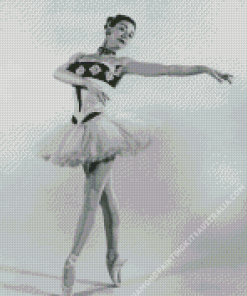 Black And White Ballerina Margot Fonteyn Diamond Painting
