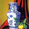 Chinese Vase And Lemon Diamond Painting