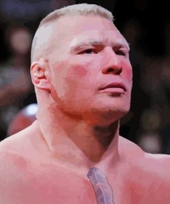Brock Lesnar Wrestler Diamond Painting