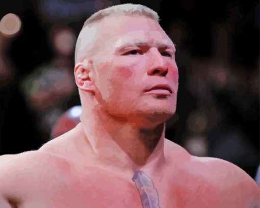 Brock Lesnar Wrestler Diamond Painting