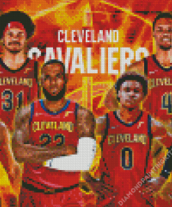 Cleveland Cavaliers Poster Diamond Painting