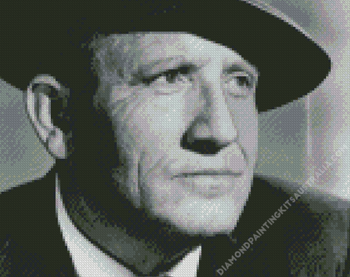 Close Up Spencer Tracy Diamond Painting