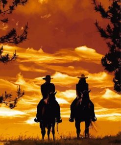 Cowboys And Horses Diamond Painting