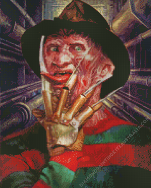 Creepy Freddy Krueger Diamond Painting