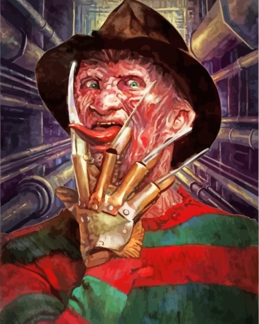 Creepy Freddy Krueger Diamond Painting