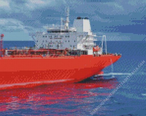 Cruise Ship Tanker Diamond Painting