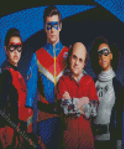 Danger Force Characters Diamond Painting
