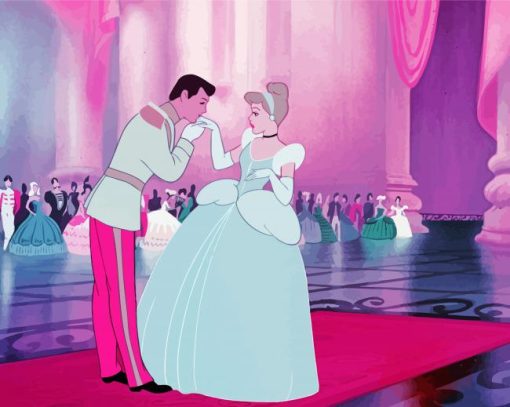 Disney Cinderella And Prince Diamond Painting