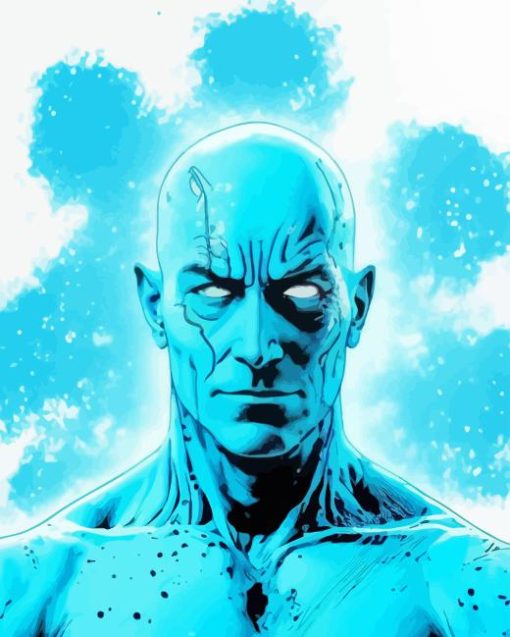 Doctor Manhattan Head Diamond Painting