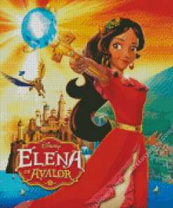 Elena Of Avalor Poster Diamond Painting