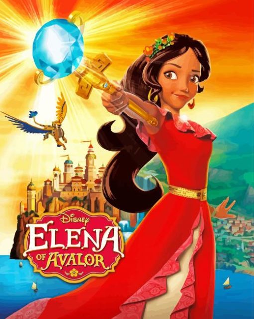 Elena Of Avalor Poster Diamond Painting