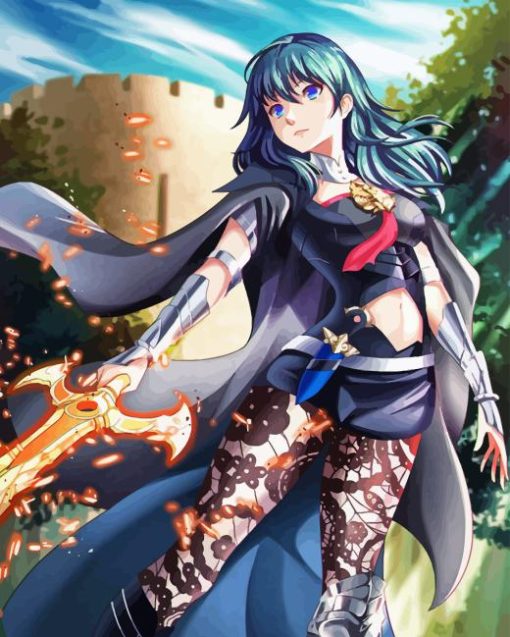 Female Byleth Diamond Painting