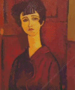Girl Portrait Amedeo Modigliani Diamond Painting