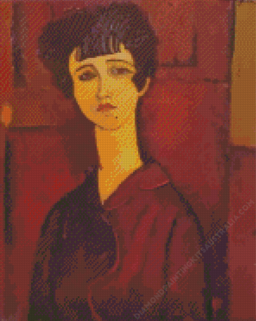 Girl Portrait Amedeo Modigliani Diamond Painting