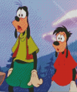 Goofy And Max Movie Diamond Painting