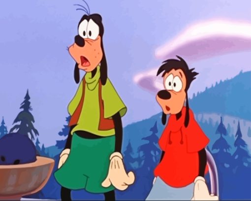 Goofy And Max Movie Diamond Painting