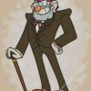 Grunkle Stan Gravity Falls Diamond Painting