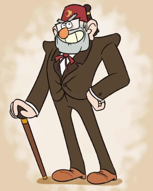 Grunkle Stan Gravity Falls Diamond Painting