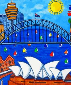 Harbour Bridge Art Diamond Painting
