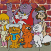 Heathcliff And The Catillac Cats Diamond Painting