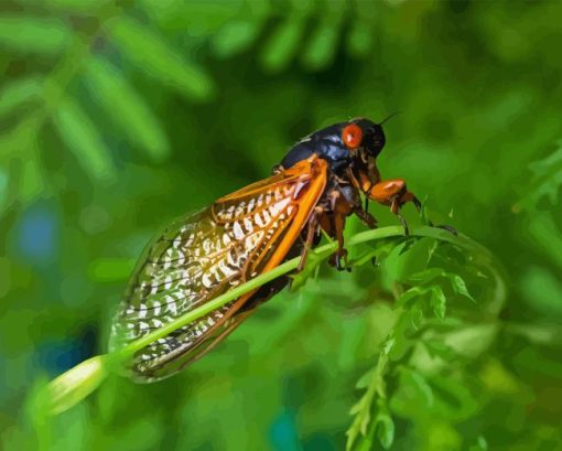 Insect Cicadas Diamond Painting