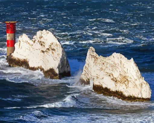 Isle Of Wight Lighthouse Diamond Painting