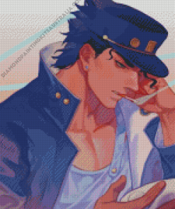 Jotaro Kujo Jojos Bizarre Adventure Diamond Painting