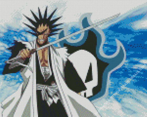 Kenpachi Zaraki Bleach Diamond Painting