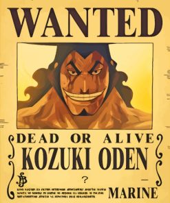 Kozuki Oden Wanted Poster Diamond Painting