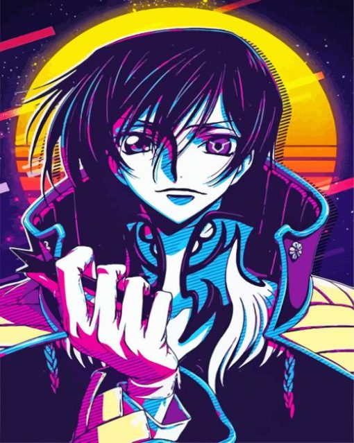 Lelouch Vi Britannia Art Diamond Painting