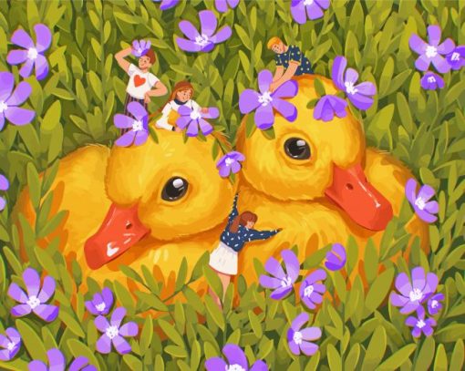 Little Ducks Diamond Painting