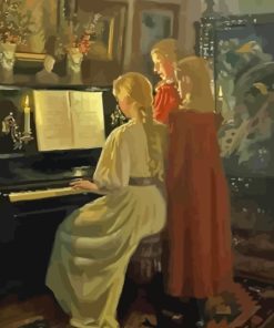 Michael Ancher Children Singing Diamond Painting