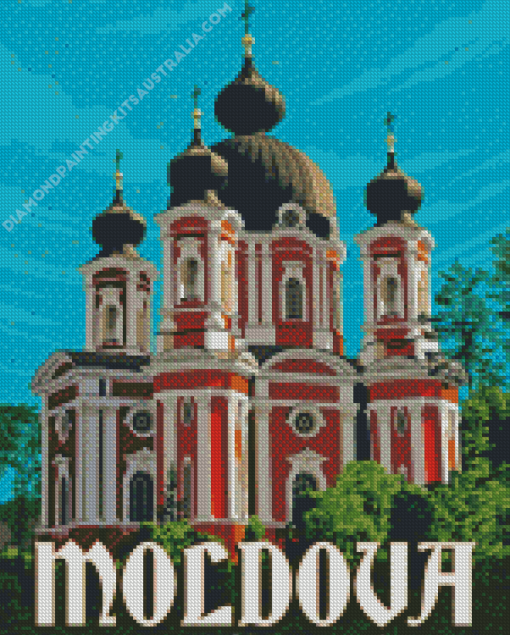 Moldova Country Poster Diamond Painting