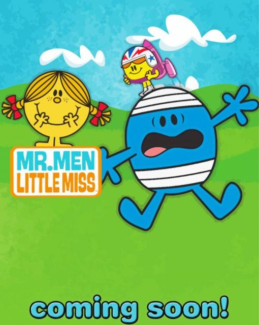 Mr Men Little Miss Diamond Painting