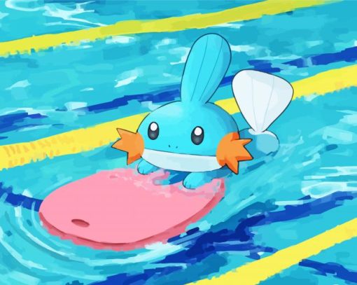 Mudkip Diamond Painting