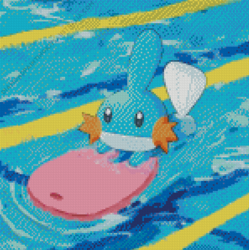 Mudkip Diamond Painting