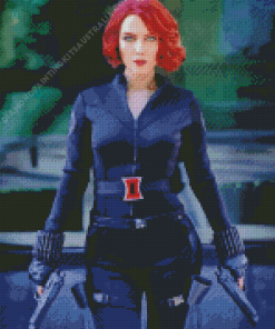 Natasha Romanoff Black Widow Diamond Painting