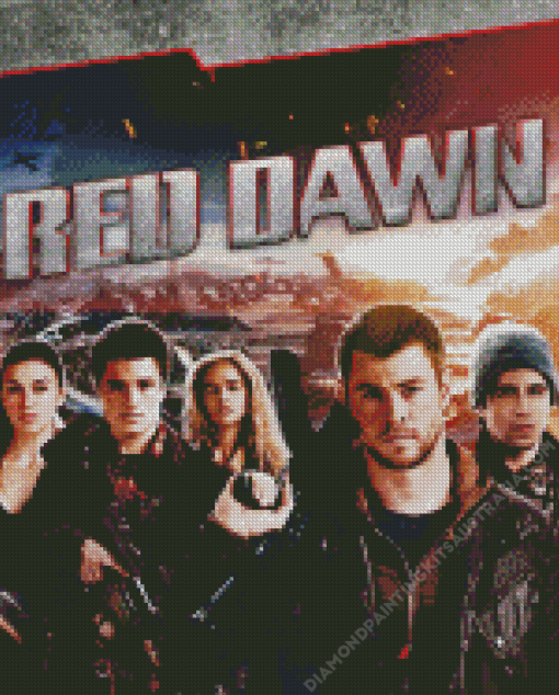 Red Dawn Movie Diamond Painting