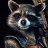Rocket Raccoon Diamond Painting