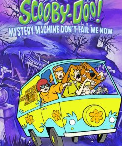 Scooby Doo Mystery Machine Poster Diamond Painting