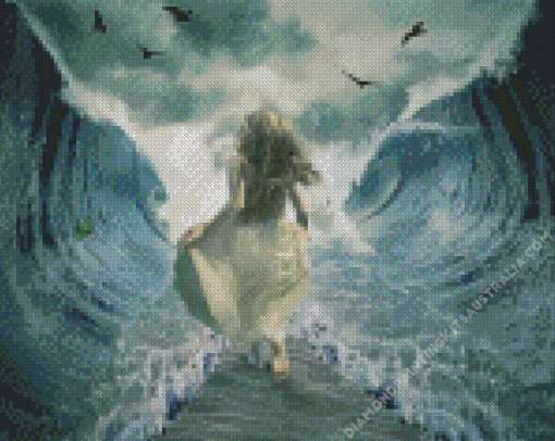 Sea Girl Art Diamond Painting