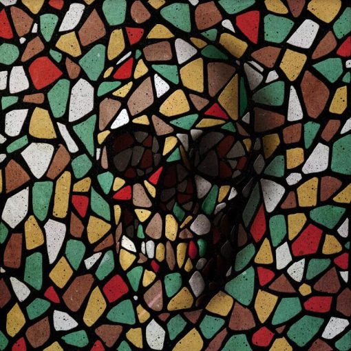 Skull Stained Glass Diamond Painting