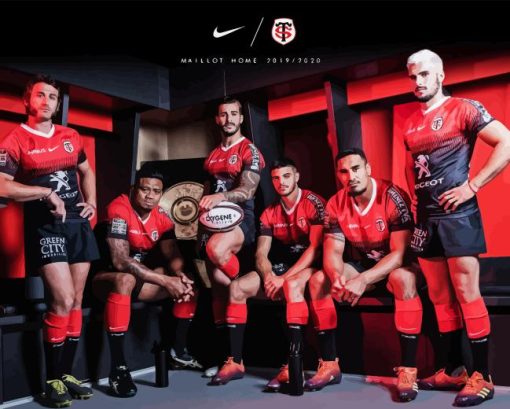 Stade Toulousain Players Diamond Painting