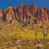 Superstition Mountains Arizona Diamond Painting