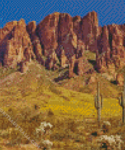 Superstition Mountains Arizona Diamond Painting